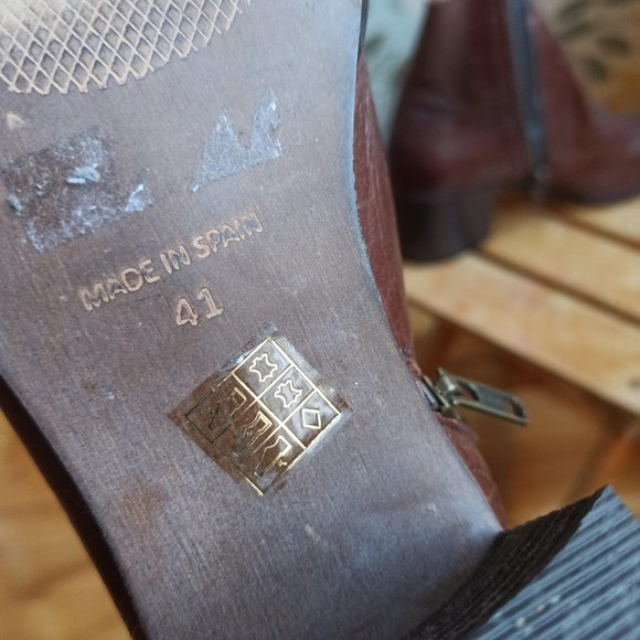 L'intervalle Leather Boots Brown | Size 41 | Made in Spain - Picture 6 of 8
